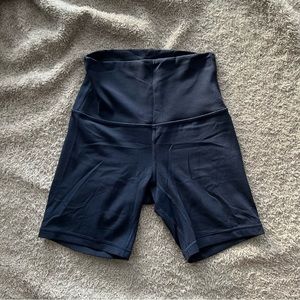 Lululemon Align High-Rise Biker Shorts 6” Navy